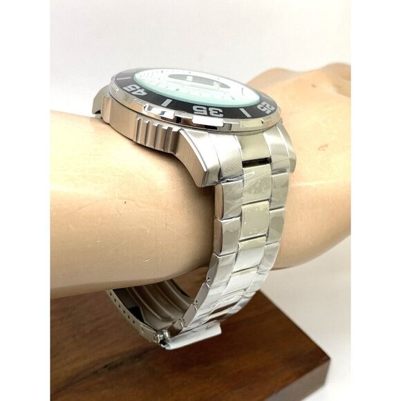 Oceanaut Men's Watch OC02911 Marletta Quartz Black Dial Silver Steel 48mm - Picture 13 of 15